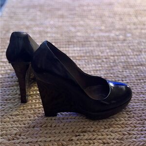 Marni Patent Leather Wedge Heels (36.5) - $800 Retail